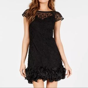 Guess ruffle bottom dress